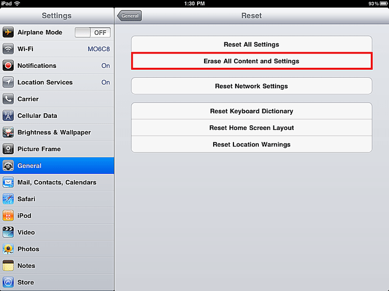 restore icloud backup to new ipad on ipad directly