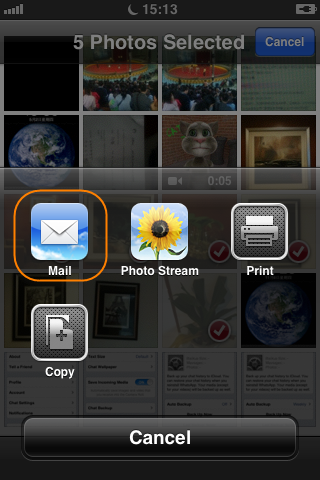 how to transfer photos from iphone to ipad via email