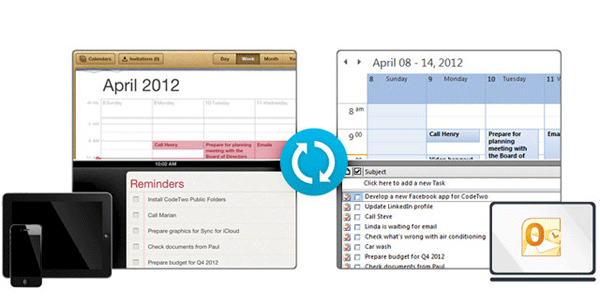 sync icloud calendar with outlook