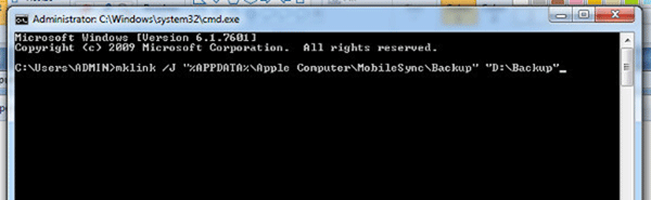 how to change iphone backup location in itunes