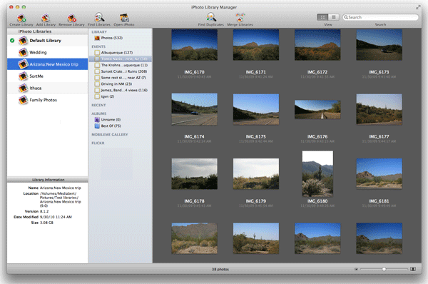 iphoto library manager