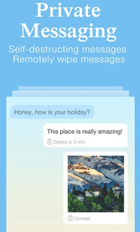 hide messages on iphone