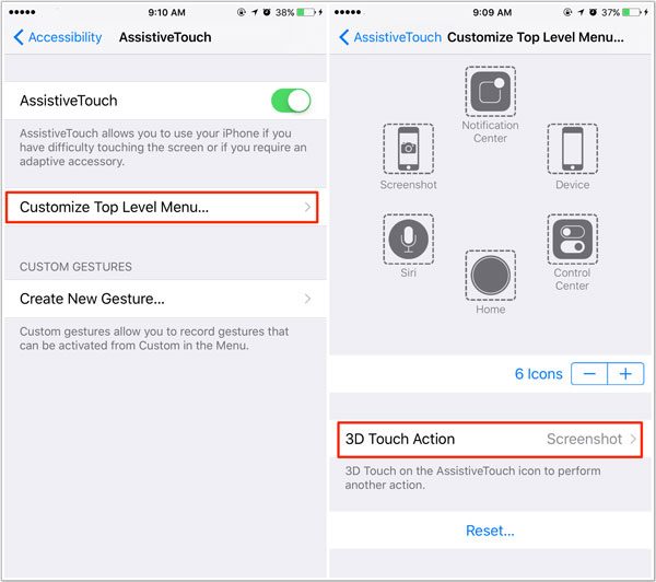 reset assistive touch to fix assistive touch not moving ios 16