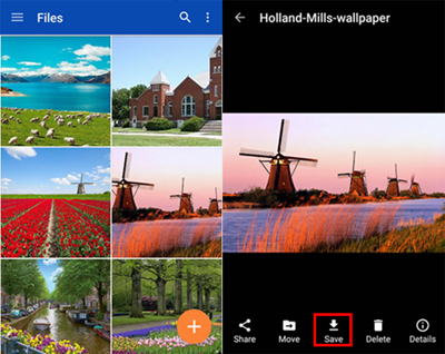 launch onedrive for android