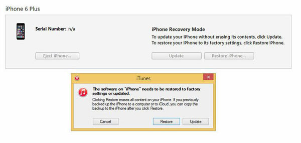 fix bricked iphone via itunes