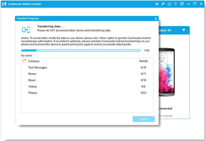 transfer from iphone to android by mobile transfer