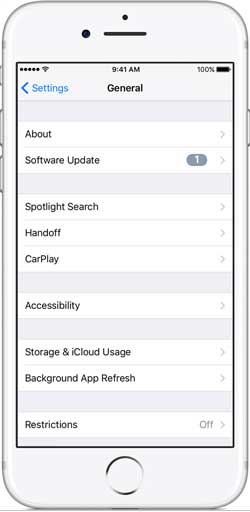 update software to fix iphone cannot connect to bluetooth