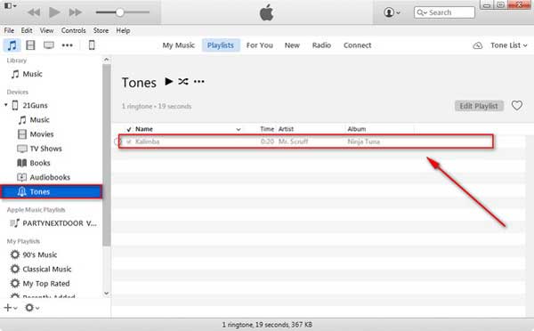 sync ringtones to iphone with itunes file sharing