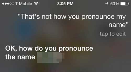 teach siri the correct pronunciation on iphone 8