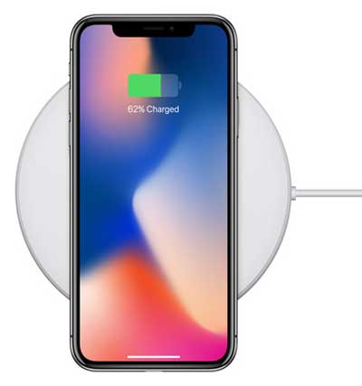 wireless charging of iphone x