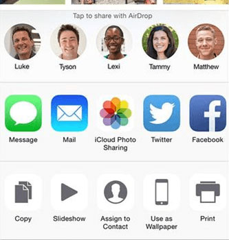 share iphone photos