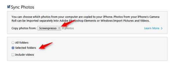 how to transfer photos from computer to phone with itunes