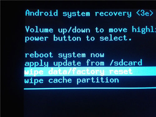 factory reset to clear samsung phone