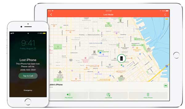 enable lost mode with find my iphone to get back lost iphone