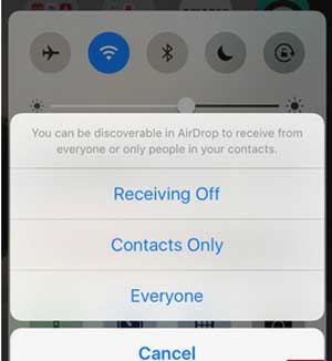 transfer contacts from ipad to iphone with airdrop