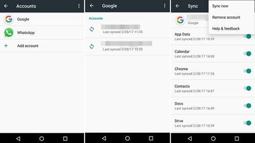 how to back up android phone before rooting with google account