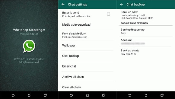 how to transfer whatsapp contacts from android to android