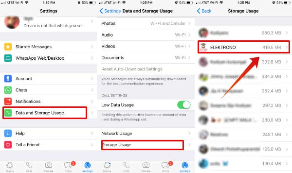 how to free up whatsapp storage on iphone