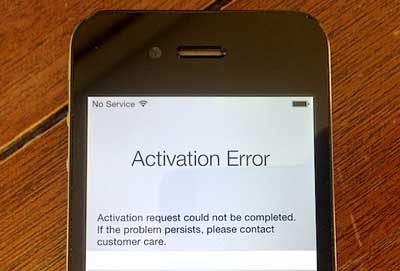 how to fix iphone activation error