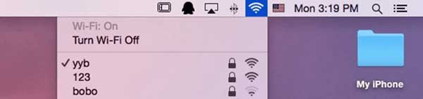 turn on wifi on mac