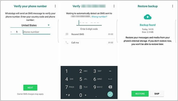 restore whatsapp woice messages from local backup