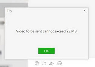 wechat cannot send files