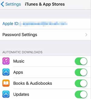 disable automatic downloads on iphone