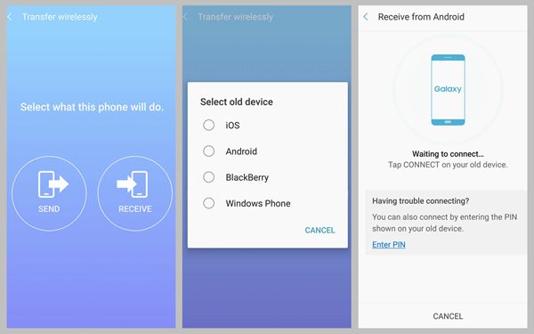 how to transfer messages from samsung to samsung via samsung smart switch