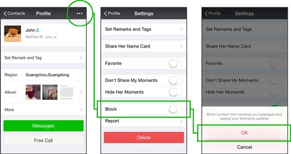 Wechat on comments moments how delete to How to