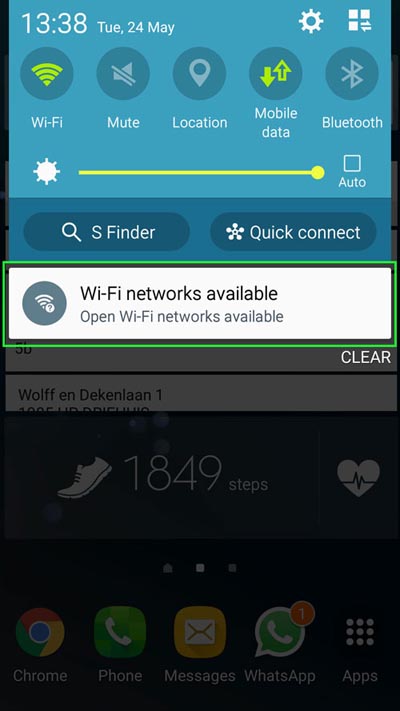 wifi on android