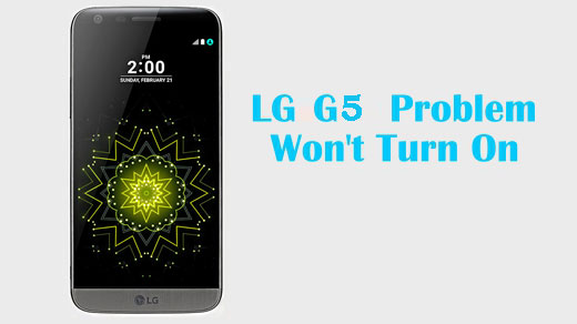 lg g5 wont turn on
