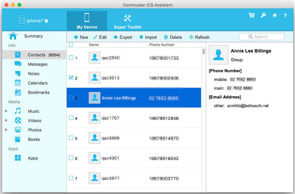 how to import contacts from mac to iphone