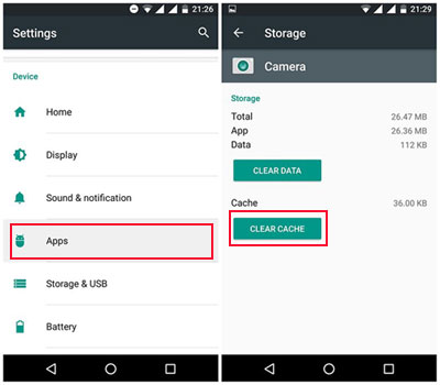 clean app cache to free up android storage