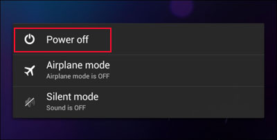 power off android