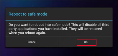 reboot in safe mode