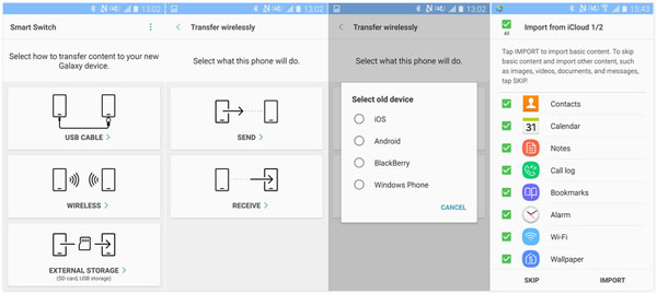 transfer icloud music to samsung via smart switch