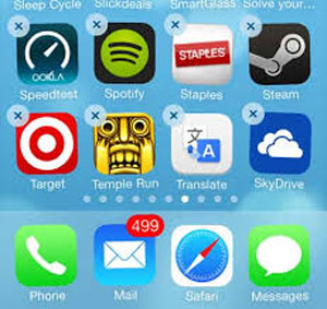 uninstall apotify app on iphone