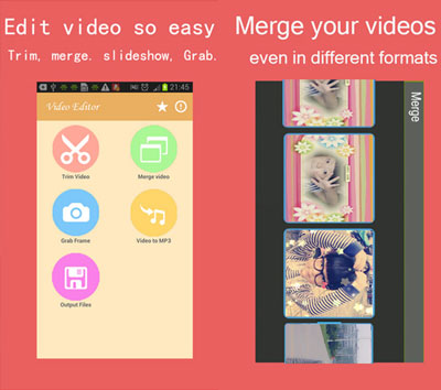 combine videos on android