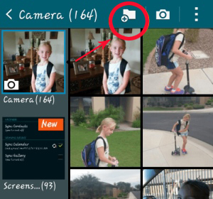 move s9 photos to folder