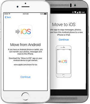 transfer photos from android to iphone via move to ios