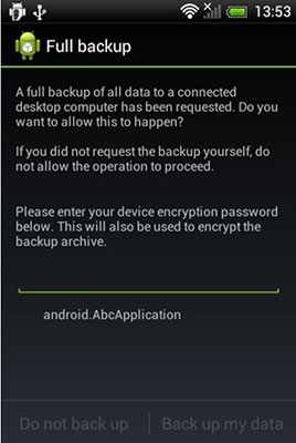 backup android data