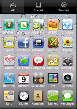 free iphone themes for android