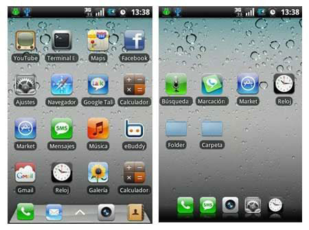 best iphone themes for android