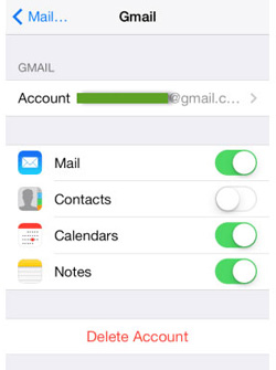 transfer iphone notes to samsung via gmail