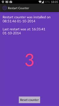 restart counter