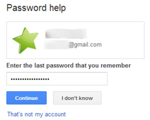 change gmail password