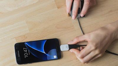 unlock your android phone with otg adapter and mouse