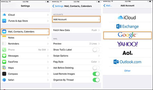 how to delete contacts on iphone from gmail outlook and yahoo accounts