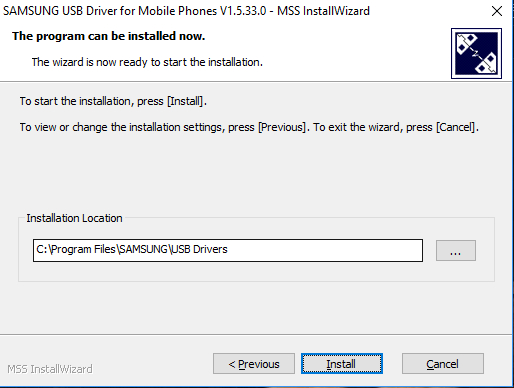 install driver