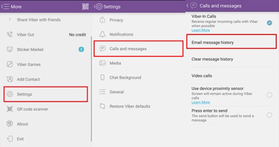 android viber backup